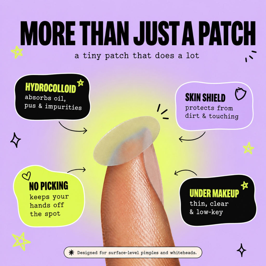 Hydrocolloid Star Patches